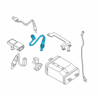 OEM 2014 Nissan Maxima Air Fuel Ratio Sensor Assembly Diagram - 22693-ZX70A