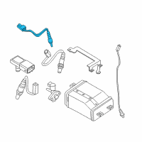 OEM Nissan Sentra Heated Oxygen Sensor Diagram - 22693-1FN0A