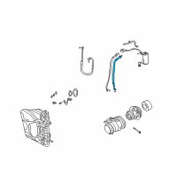 OEM 2006 Chrysler PT Cruiser Line-A/C Suction Diagram - 5278560AF