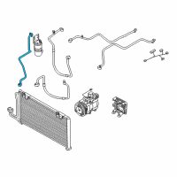 OEM 2002 Kia Spectra Cooler Pipe No.2 Diagram - 1K2B161462C