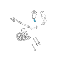 OEM 2010 Ford Explorer Sport Trac Return Hose Diagram - 6L2Z-3691-A