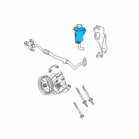 OEM 2002 Mercury Mountaineer Reservoir Diagram - 1L2Z-3A697-BB