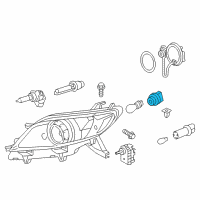 OEM 2019 Toyota Sienna Socket Diagram - 81128-08060