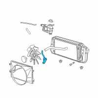 OEM Lincoln Lower Hose Diagram - 4L3Z-8286-BC