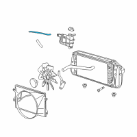 OEM Ford F-150 Overflow Hose Diagram - 4L3Z-8075-AA