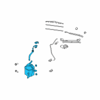 OEM 2014 Scion xB Reservoir Assembly Diagram - 85315-12630