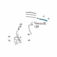 OEM Scion Wiper Arm Diagram - 85211-12580