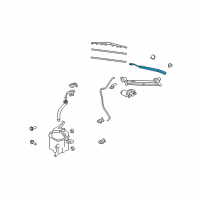 OEM 2009 Scion xB Wiper Arm Diagram - 85211-12580