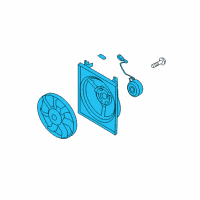 OEM Kia Spectra Fan & Motor Assembly-A Diagram - 977302F000