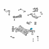 OEM Acura RDX Rubber, Left Rear Differential Mounting Diagram - 50740-STK-A00