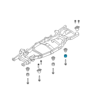 OEM 2017 Lincoln Navigator Lower Insulator Diagram - 7L1Z-1000155-KA