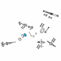 OEM 2019 Jeep Wrangler Gasket-Rear Cover Diagram - 68401298AA