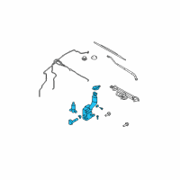 OEM 2010 Lincoln MKX Reservoir Assembly Diagram - BT4Z-17618-A