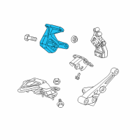 OEM 2009 Dodge Dakota INSULATOR-Engine Mount Diagram - 52855717AB