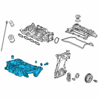 OEM 2022 Honda Accord Pan Assembly, Oil Diagram - 11200-5PA-A01