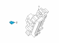 OEM 2021 Nissan Rogue Fuse Diagram - 24319-7993A