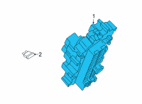 OEM 2022 Nissan Sentra Block Assy-Fuse Diagram - 24311-6LA0A