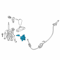 OEM 2021 Honda HR-V Unit Assy, Shift L Diagram - 54028-T7A-951