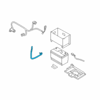 OEM Hyundai Santa Fe Wiring Assembly-Engine Ground Diagram - 91860-0W520