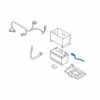 OEM Hyundai Battery Cable Sensor Diagram - 37180-2B010