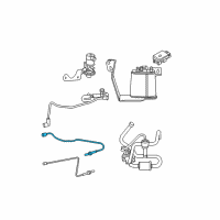 OEM 2004 Jeep Grand Cherokee Oxygen Sensor Left Diagram - 56044580AA