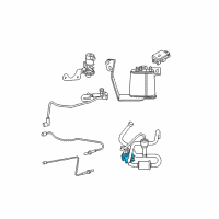 OEM 2004 Jeep Grand Cherokee Pump-Leak Detection Diagram - 4891414AE