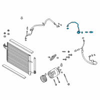 OEM 2017 Ford Escape Discharge Line Diagram - GV6Z-19972-JE