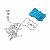 OEM 2019 Kia Stinger Cover Assembly-Rocker, LH Diagram - 224103LTA0