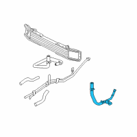 OEM Kia Sorento Tube Assembly-Oil Cooler Diagram - 254703E600