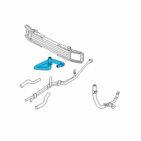 OEM 2004 Kia Sorento Oil Cooler-Automatic Transmission Diagram - 254703E650