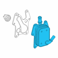 OEM 2019 Infiniti Q50 Cooler ASY Oil Diagram - 21305-2V70A