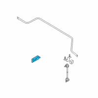 OEM 2006 Nissan Maxima Bracket-Rear Stabilizer Diagram - 54650-8J000