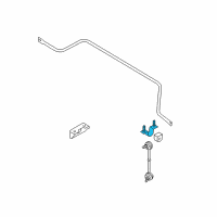 OEM 2004 Nissan Maxima Clamp-Stabilizer, Rear Diagram - 56233-8J000