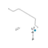 OEM 2004 Nissan Maxima Bush-Rear Stabilizer Diagram - 54613-8J021