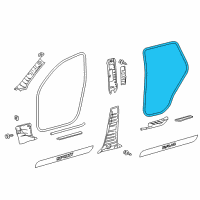 OEM 2008 Toyota RAV4 Surround Weatherstrip Diagram - 62331-0R010-B0