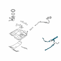 OEM 2009 Ford Edge Feed Line Diagram - 9T4Z-9S284-B