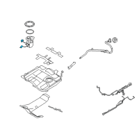 OEM 2010 Ford Edge Fuel Gauge Sending Unit Diagram - 7T4Z-9A299-B