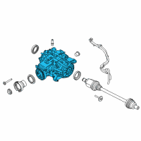 OEM Ford Differential Assembly Diagram - G1FZ-4000-E