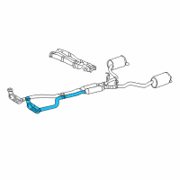 OEM 2003 Ford Thunderbird Catalytic Converter Diagram - 1W6Z-5E212-LH