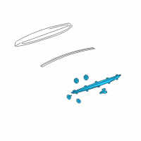 OEM Cadillac SRX Lamp Asm-High Mount Stop Diagram - 15930616