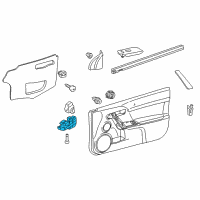 OEM 2014 Scion tC Window Switch Diagram - 84820-52460