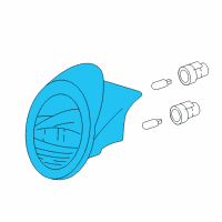 OEM 2003 Ford Thunderbird Tail Lamp Assembly Diagram - 5W6Z-13404-A