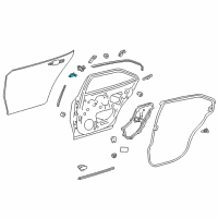 OEM 2018 Toyota Camry Seal Diagram - 67845-06100