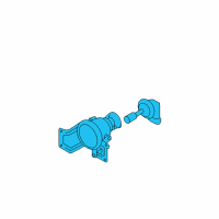 OEM Hyundai Tucson Front Driver Side Fog Light Assembly Diagram - 92201-2E000