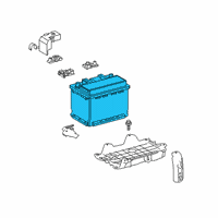 OEM 2012 Toyota Camry Battery Diagram - 00544-24FT2-530