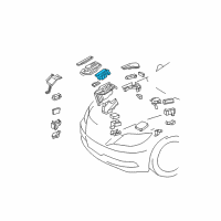 OEM 2016 Lexus LS600h Block Assy, Engine Room Junction Diagram - 82720-50081