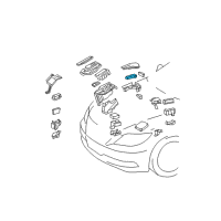 OEM 2014 Lexus LS460 Block Assy, Fusible Link Diagram - 82620-50100