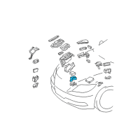 OEM 2013 Lexus LS600h Block, Engine Room Junction Diagram - 82735-50010