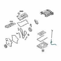 OEM 2007 Dodge Charger Tube-Engine Oil Indicator Diagram - 4792864AA