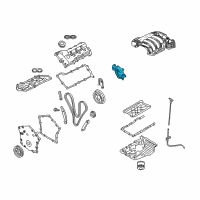 OEM Chrysler 300 Pump-Engine Oil Diagram - 68206657AB